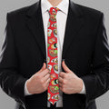 Japanese Food Pattern Print Necktie