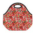 Japanese Food Pattern Print Neoprene Lunch Bag