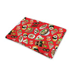 Japanese Food Pattern Print Pet Cooling Mat Cover