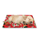 Japanese Food Pattern Print Pet Cooling Mat Cover