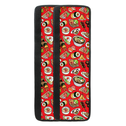 Japanese Food Pattern Print Refrigerator Handle Covers