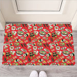 Japanese Food Pattern Print Rubber Doormat