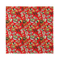 Japanese Food Pattern Print Silk Bandana