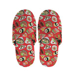 Japanese Food Pattern Print Slippers