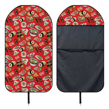 Japanese Food Pattern Print Waterproof Car Seat Cover