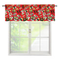 Japanese Food Pattern Print Window Valance