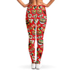 Japanese Food Pattern Print Women's Leggings