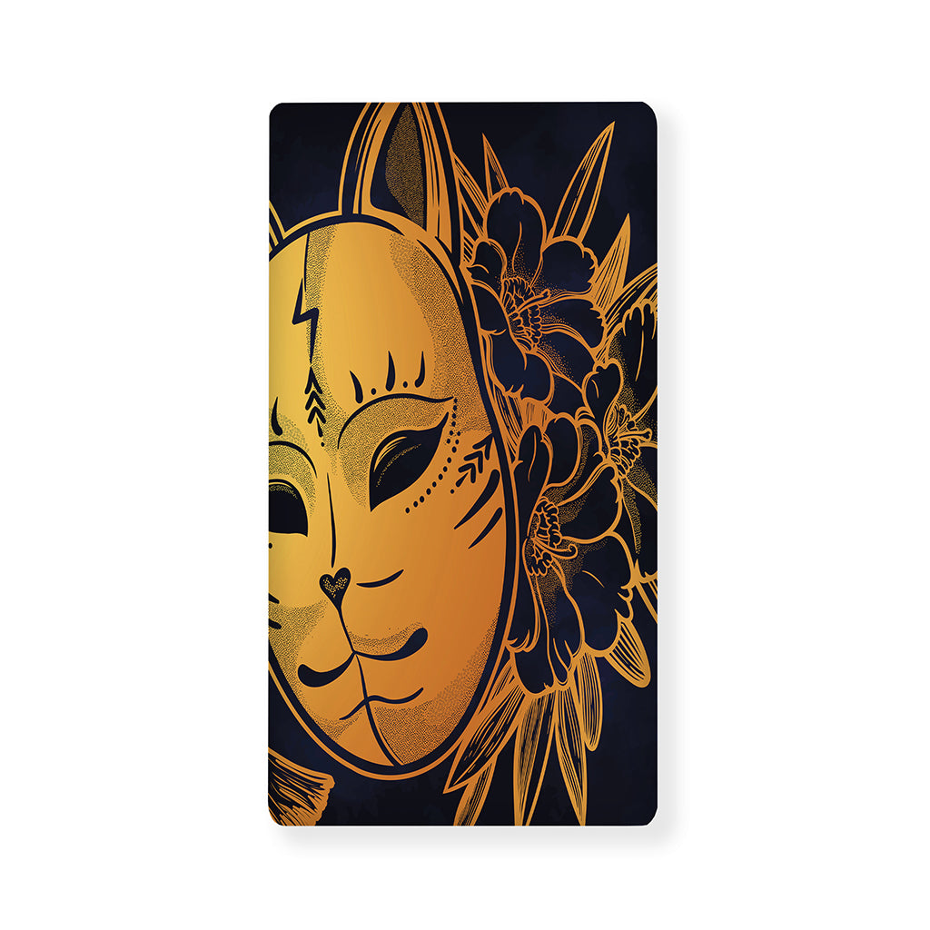Japanese Fox Mask Print Baby Crib Sheet
