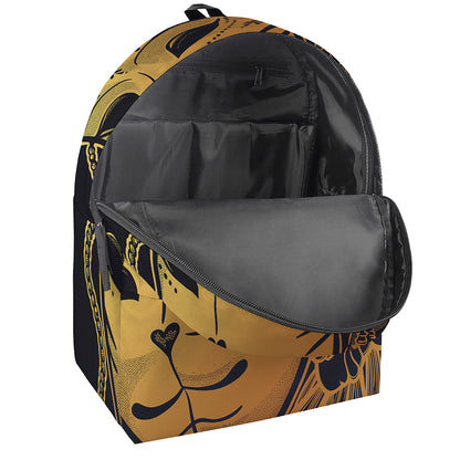 Japanese Fox Mask Print Backpack