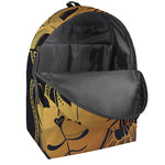 Japanese Fox Mask Print Backpack