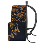 Japanese Fox Mask Print Backpack