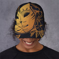 Japanese Fox Mask Print Baseball Cap