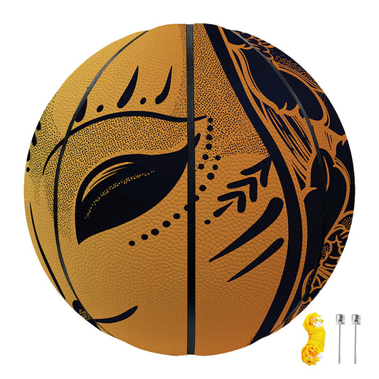 Japanese Fox Mask Print Basketball