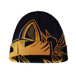 Japanese Fox Mask Print Beanie