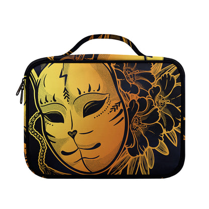 Japanese Fox Mask Print Briefcase Bible Bag