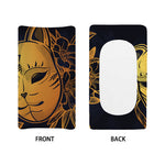 Japanese Fox Mask Print Changing Pad Cover