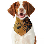 Japanese Fox Mask Print Dog Bandana