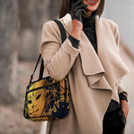 Japanese Fox Mask Print Double Strap Bible Bag