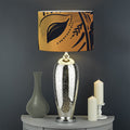 Japanese Fox Mask Print Drum Lamp Shade