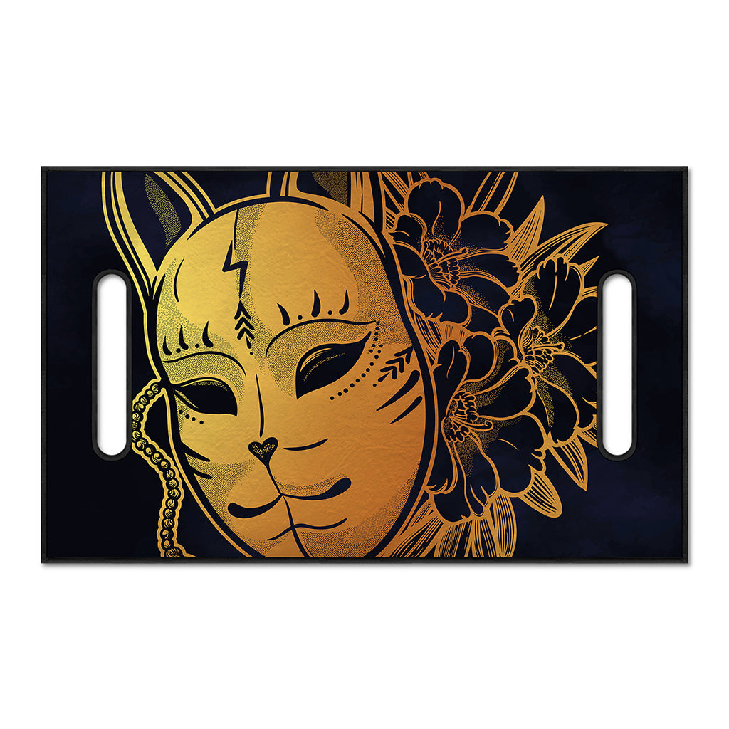 Japanese Fox Mask Print Golf Cart Seat Cover