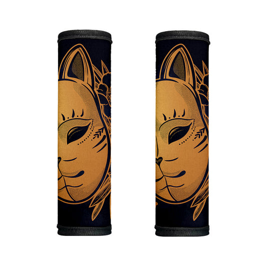 Japanese Fox Mask Print Handle Covers