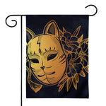 Japanese Fox Mask Print House Flag