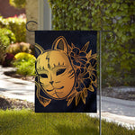 Japanese Fox Mask Print House Flag