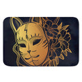 Japanese Fox Mask Print Indoor Door Mat