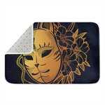 Japanese Fox Mask Print Indoor Door Mat