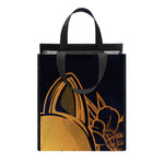Japanese Fox Mask Print Insulated Lunch Tote