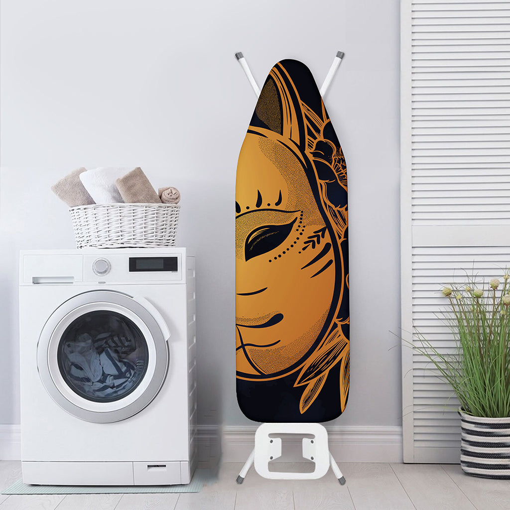 Japanese Fox Mask Print Ironing Board Cover