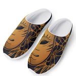 Japanese Fox Mask Print Mesh Casual Shoes