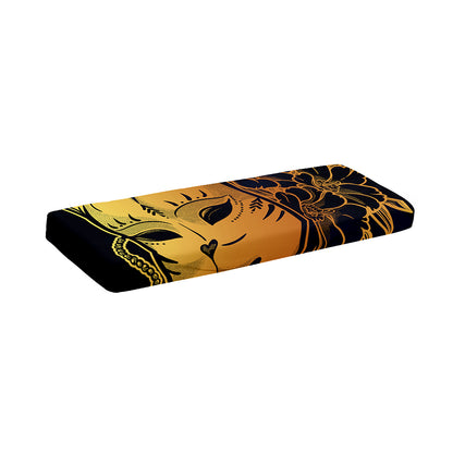 Japanese Fox Mask Print Piano Keyboard Cover