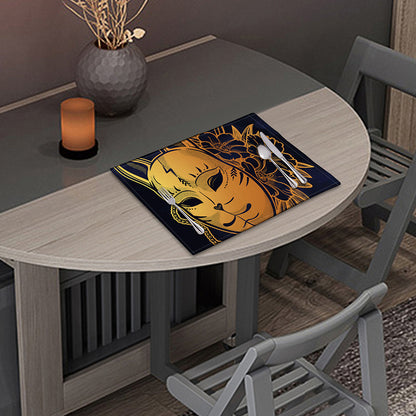 Japanese Fox Mask Print Placemat