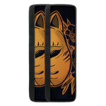 Japanese Fox Mask Print Refrigerator Handle Covers