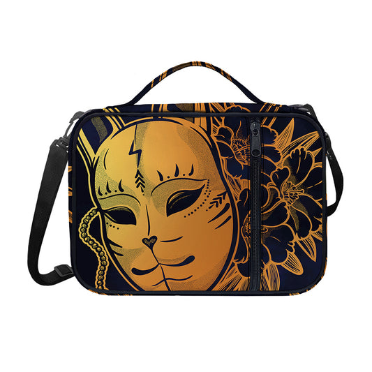 Japanese Fox Mask Print Shoulder Strap Bible Bag