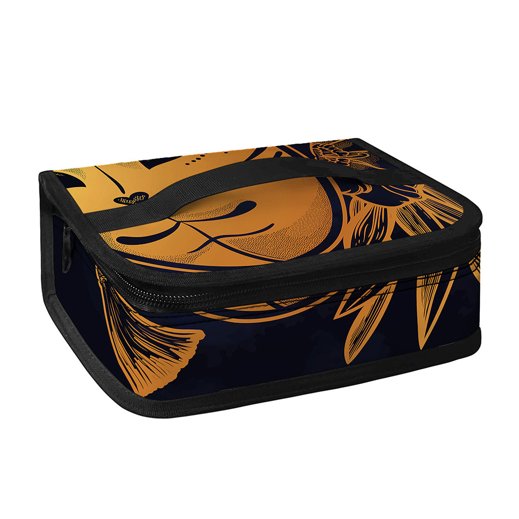 Japanese Fox Mask Print Small Lunch Bag