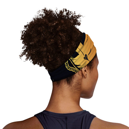 Japanese Fox Mask Print Sports Headband