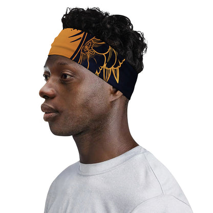 Japanese Fox Mask Print Sports Headband