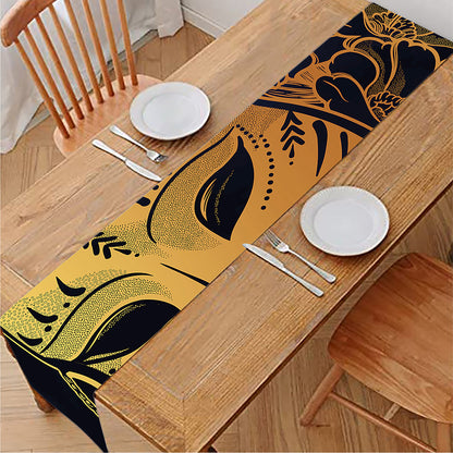 Japanese Fox Mask Print Table Runner