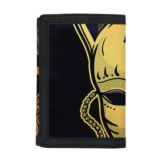 Japanese Fox Mask Print Trifold Wallet
