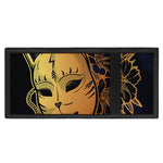 Japanese Fox Mask Print Trifold Wallet