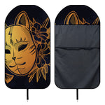 Japanese Fox Mask Print Waterproof Car Seat Cover