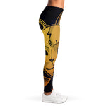 Japanese Fox Mask Print Women's Leggings