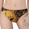 Japanese Fox Mask Print Women's Thong