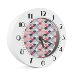 Japanese Geometric Pattern Print Alarm Clock