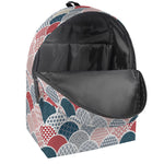 Japanese Geometric Pattern Print Backpack