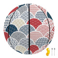 Japanese Geometric Pattern Print Basketball
