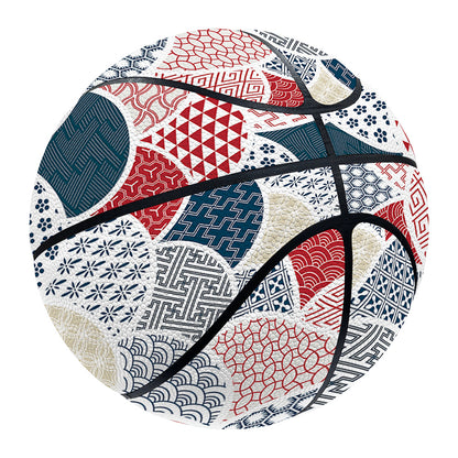 Japanese Geometric Pattern Print Basketball