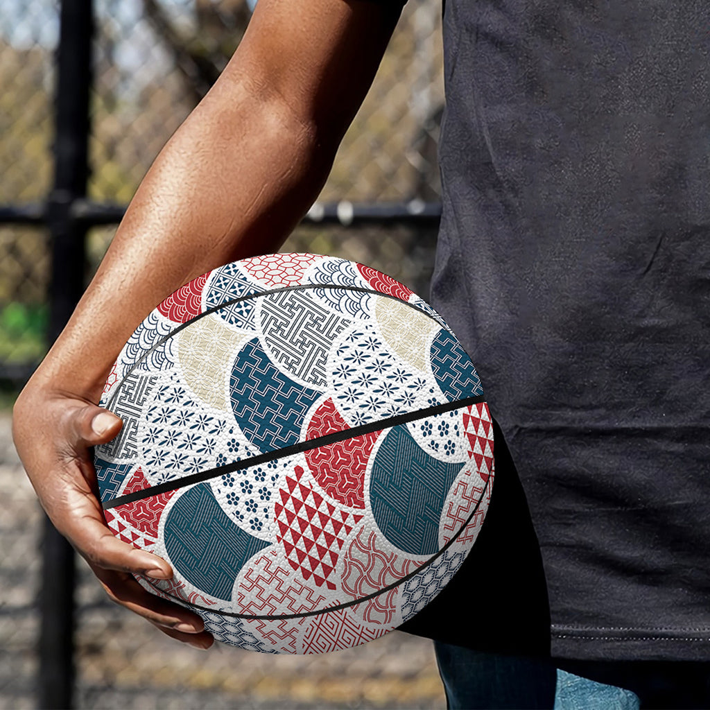 Japanese Geometric Pattern Print Basketball